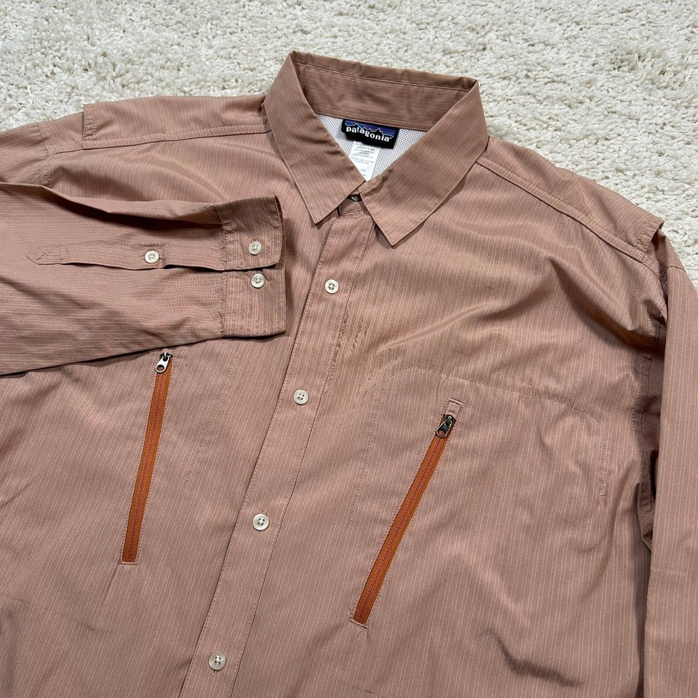Patagonia Long-Sleeve Cool Shade Shirt Mens XL Fishing Outdoor Gorpcore